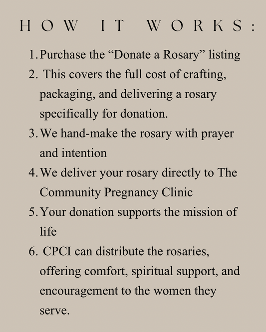 Donate a Rosary to CPCI