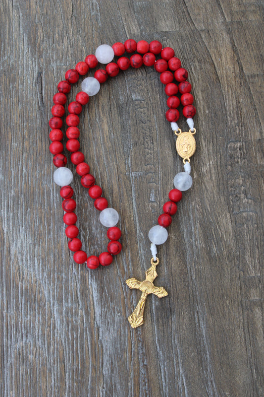 Mary’s Flame Small Rosary