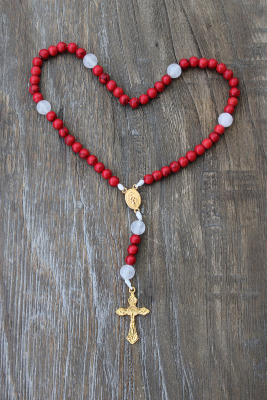 Mary’s Flame Small Rosary